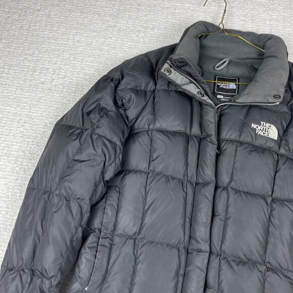 The North Face Jacket Womens S Black 600 Goose Down Metropolis Long Parka Coat - Picture 3 of 16